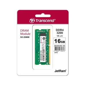 transcend 16gb jm ddr4 3200mhz so dimm 1rx8 2gx8 cl22 1.2v laptop ram